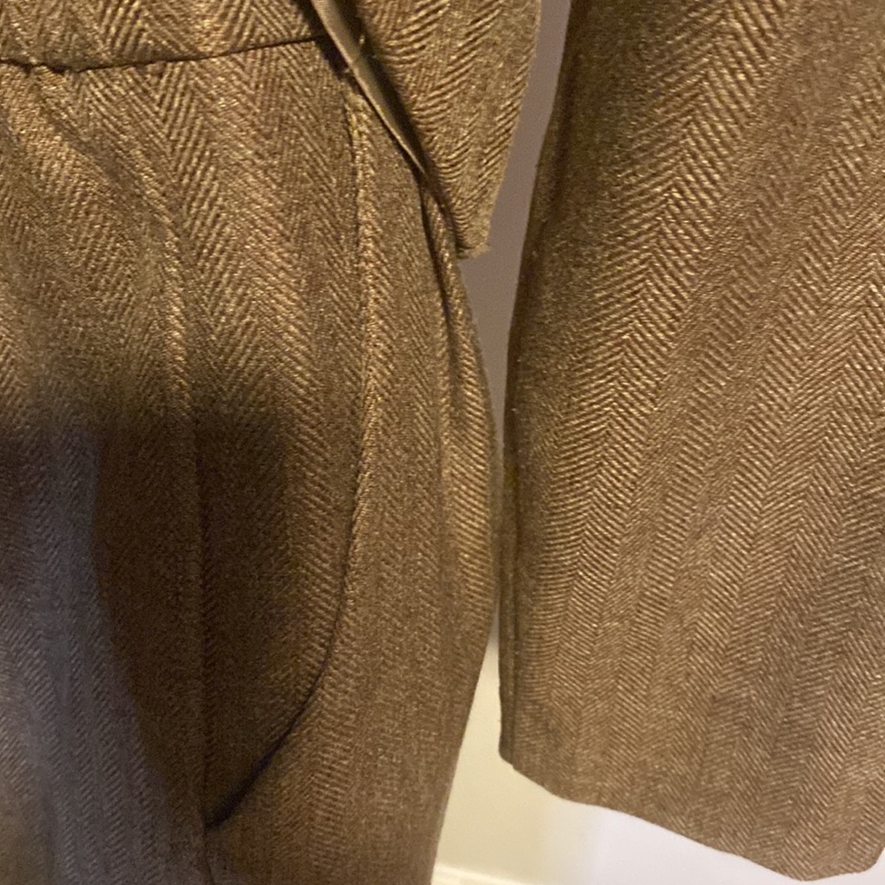 PRE-OWNED WOMEN KORET 2 PIECE GREEN PANTSUIT PANTS & BLAZER - Picture 12 of 16